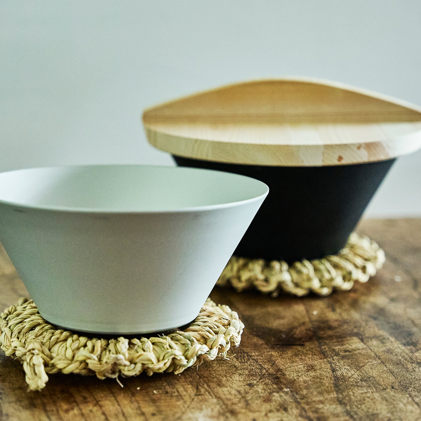 〈Limited〉KAMA-ASA Shoten x HEGE Set C (lid, bowl, mat)