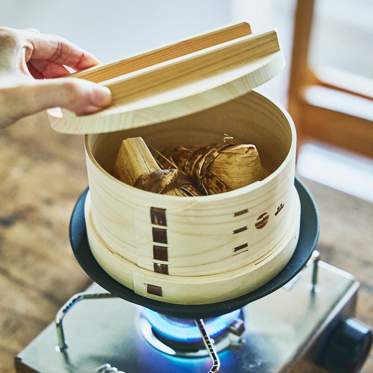 〈期間限定〉釜浅商店×HEGEセットA(和セイロ・器)