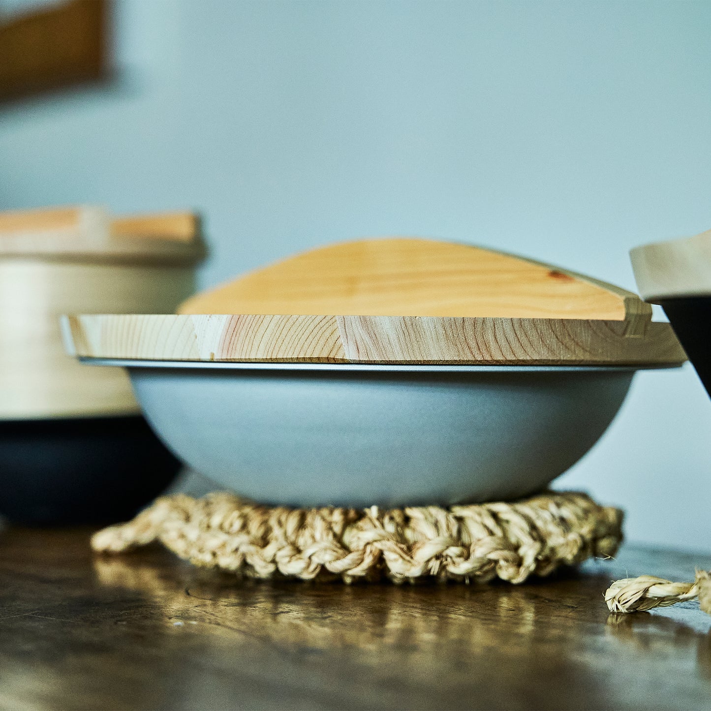 〈Limited〉KAMA-ASA x HEGE Set B (lid, bowl, mat)