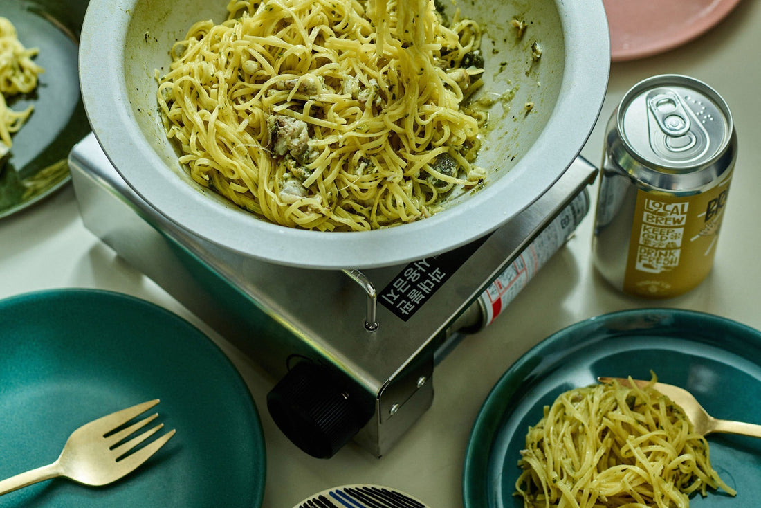 鮎と胡瓜のタリオリーニ