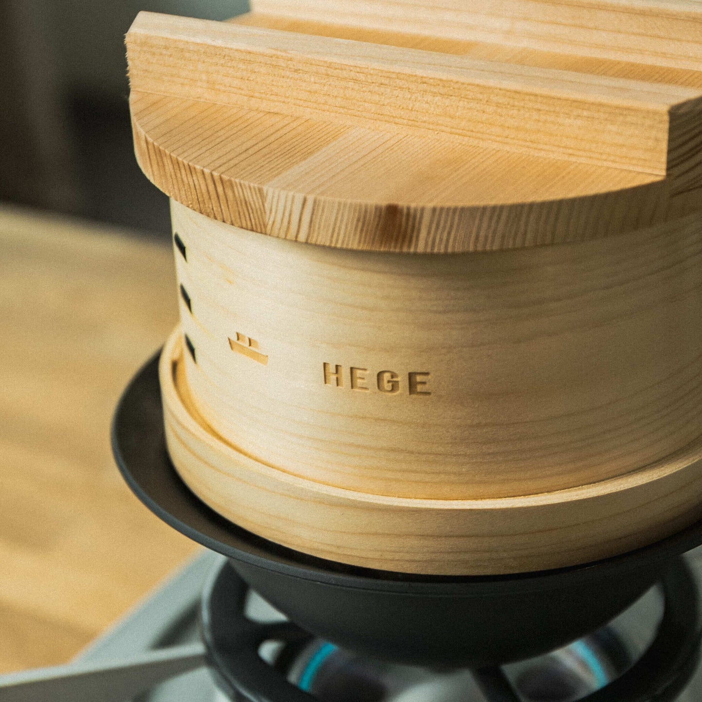 釜浅商店 × HEGE 和せいろ 15cm