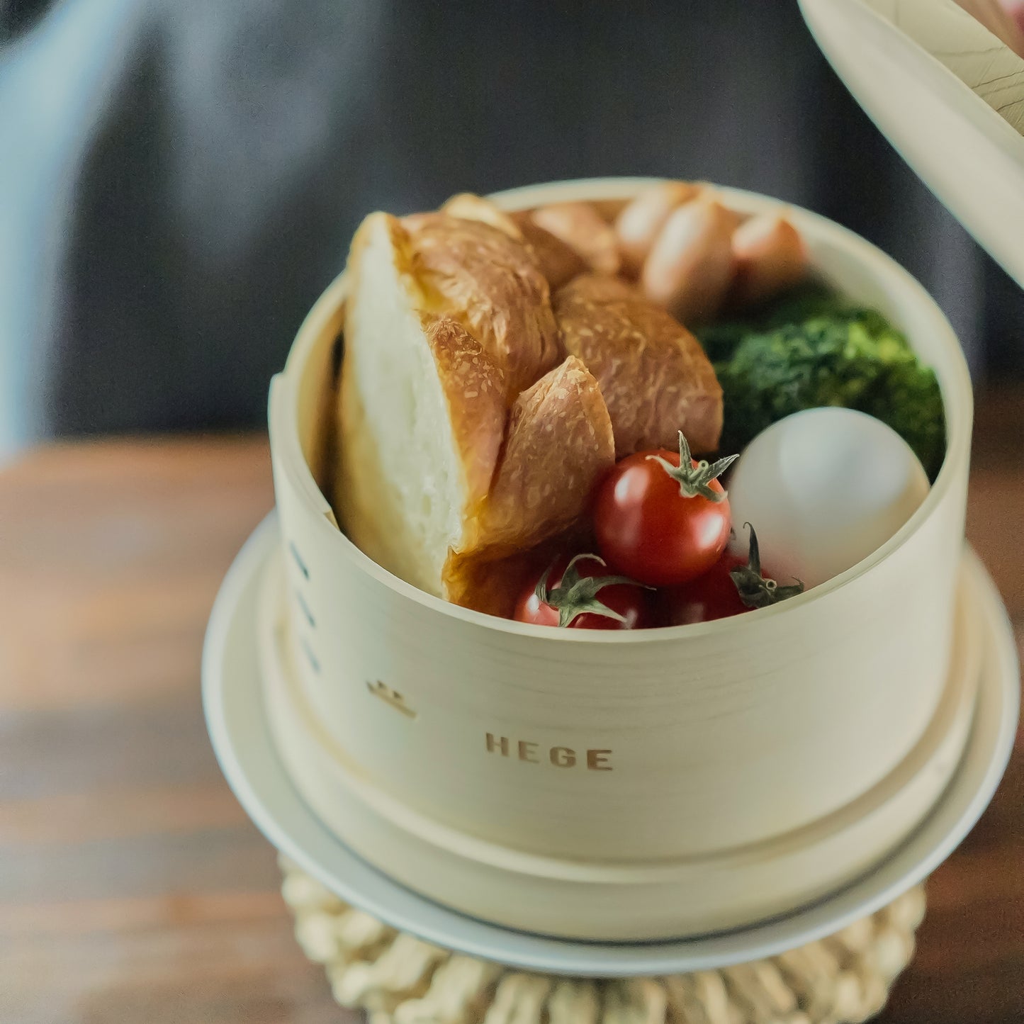 KAMA-ASA × HEGE Japanese Style Steame ＋φ176 Open Fire Rim Bowl
