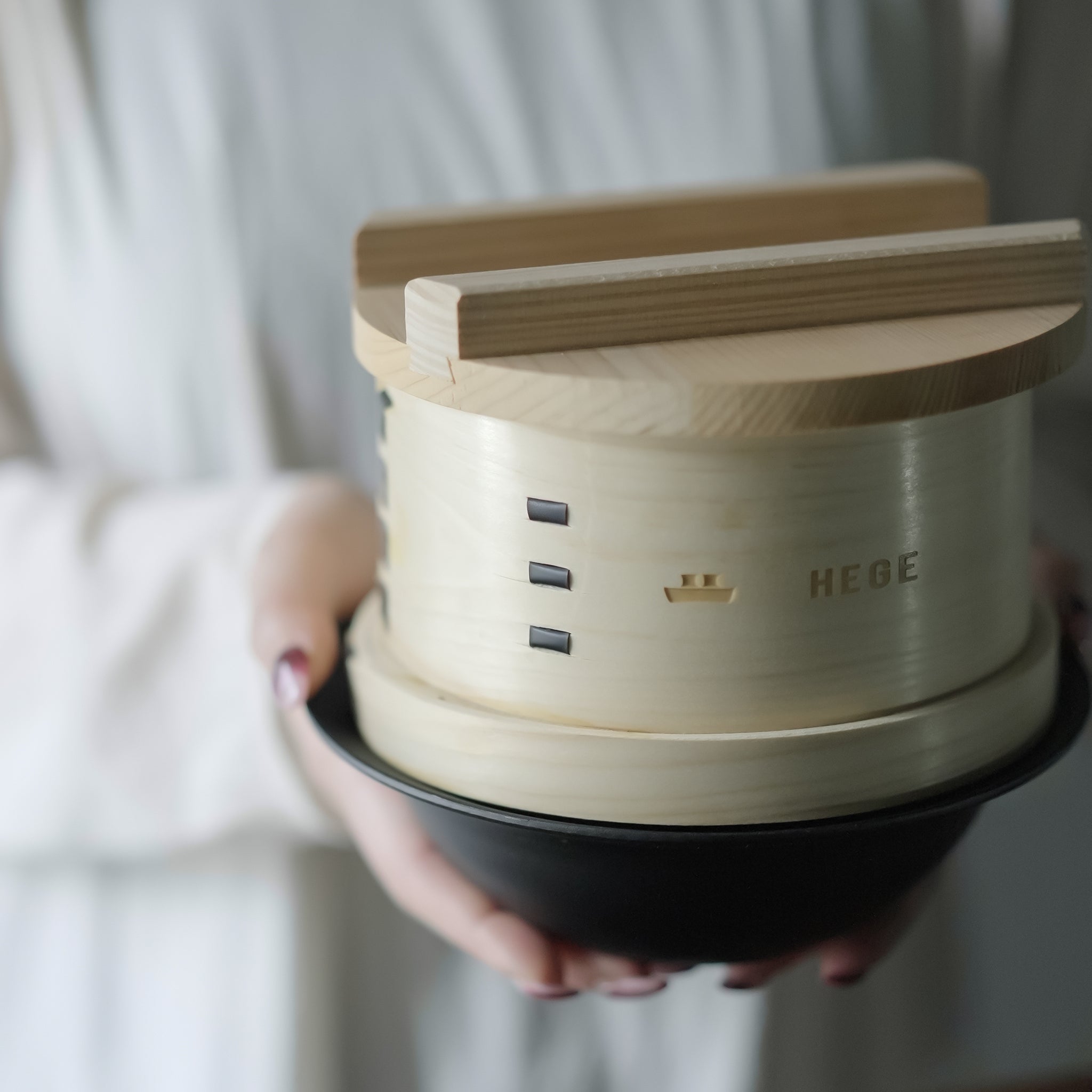 釜浅商店 × HEGE 和せいろ 15cm｜HEGE